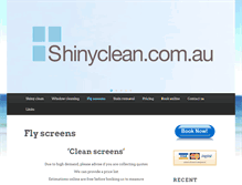Tablet Screenshot of northernbeachesshinywindows.com.au